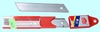 Лезвие для ножа универсального 0,5х18 мм отламывающееся (упаковка 10шт) \