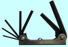 Набор ключей Шестигранных из 7шт (2,5;3;4;5;6;8;10мм) в метал.корпусе CrV \